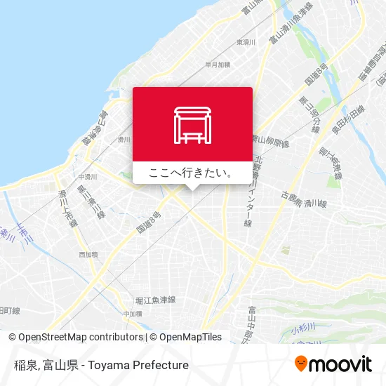 稲泉地図