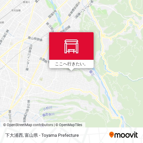 下大浦西地図