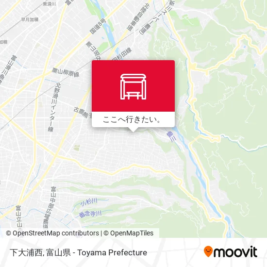 下大浦西地図