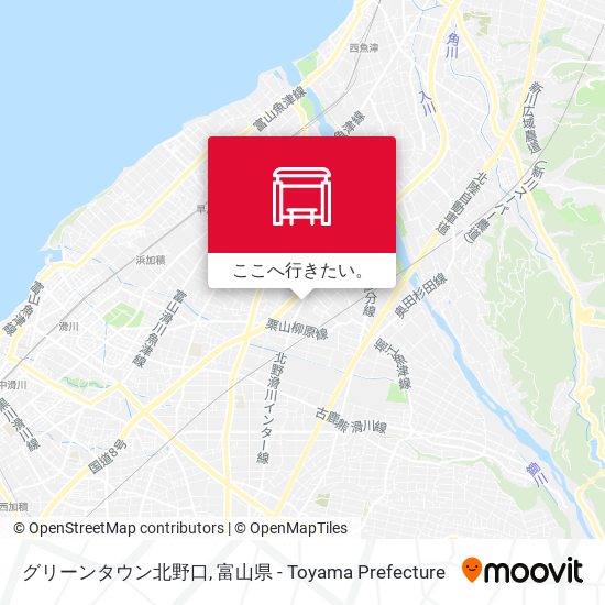 グリーンタウン北野口地図