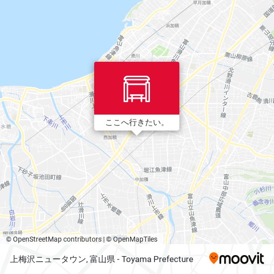 上梅沢ニュータウン地図