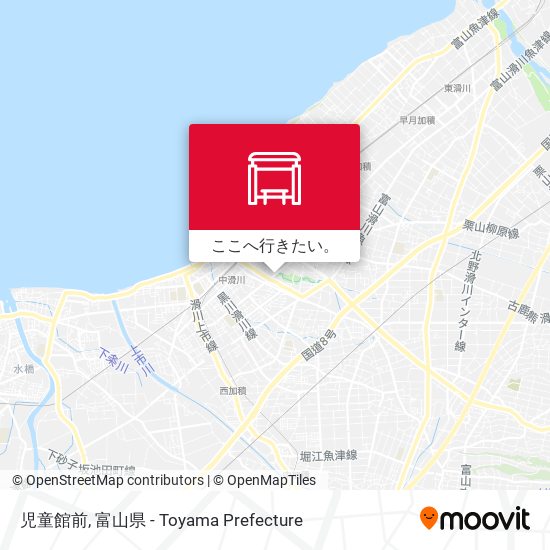 児童館前地図