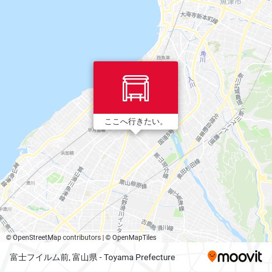 富士フイルム前地図