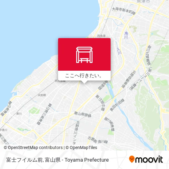 富士フイルム前地図