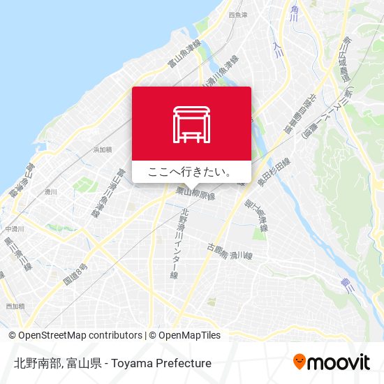北野南部地図