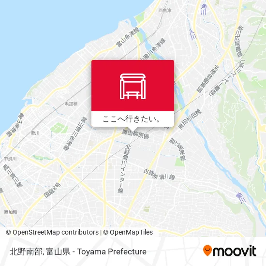 北野南部地図