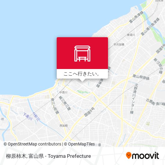柳原柿木地図