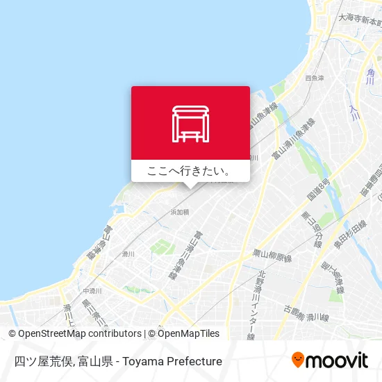四ツ屋荒俣地図