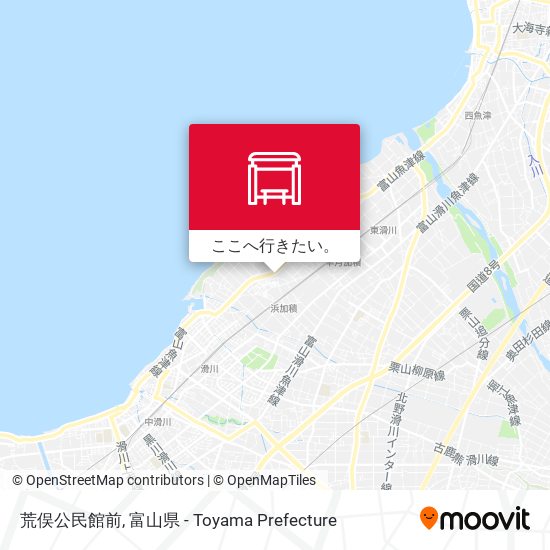 荒俣公民館前地図