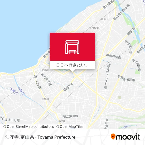 法花寺地図