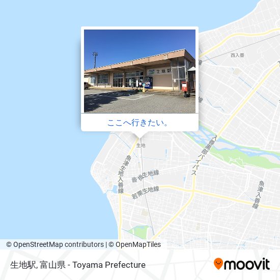 生地駅地図