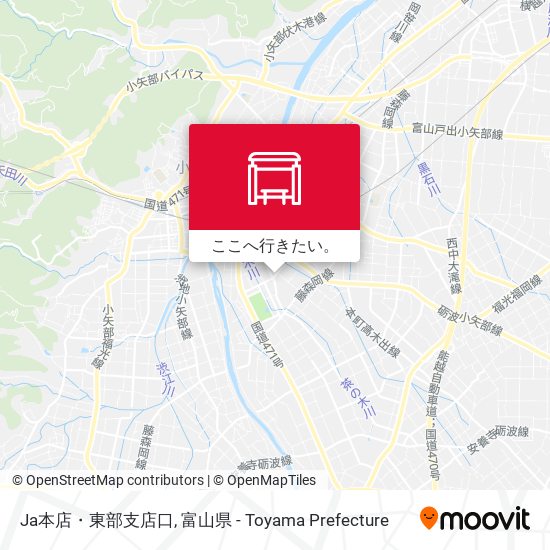 Ja本店・東部支店口地図