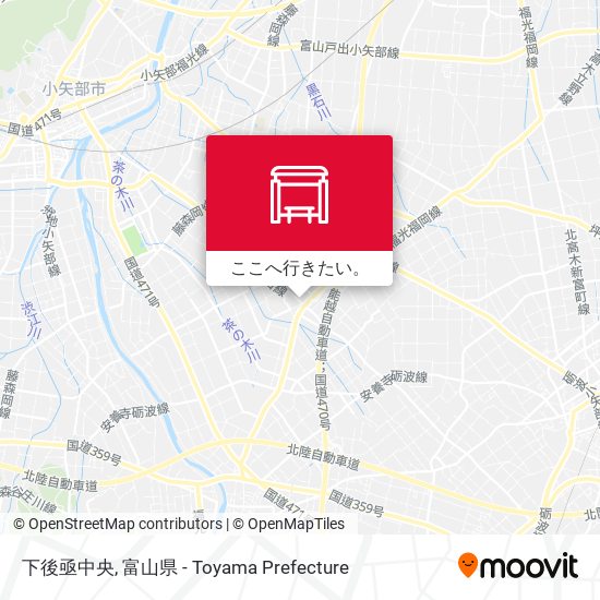 下後亟中央地図