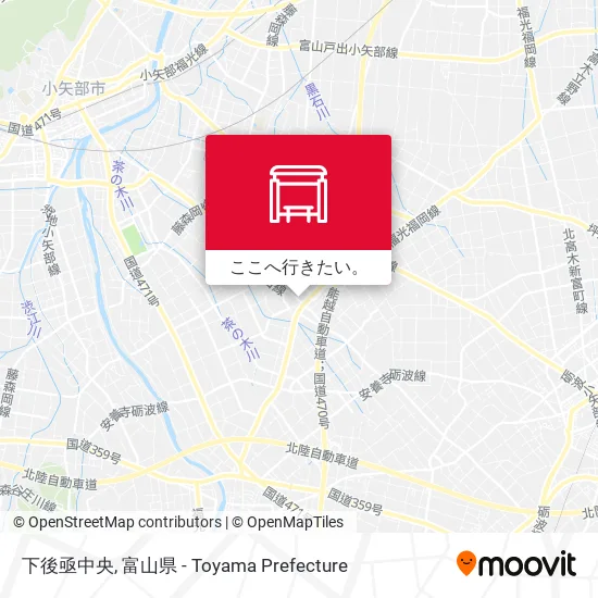 下後亟中央地図