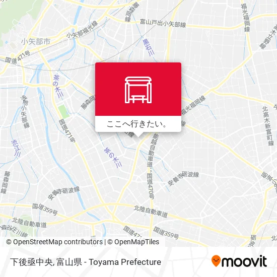下後亟中央地図