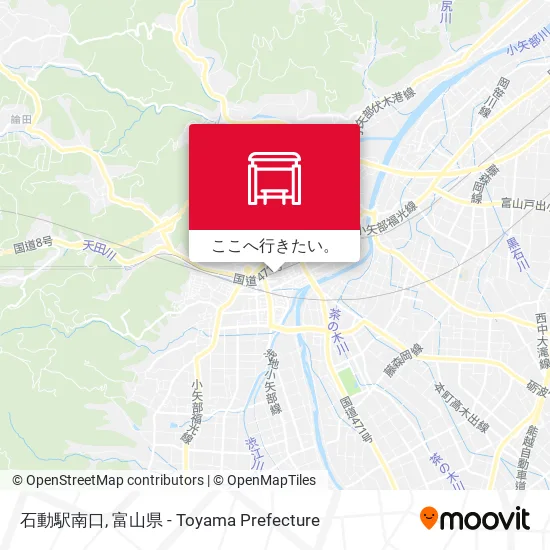 石動駅南口地図