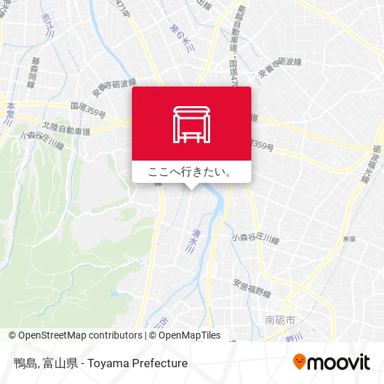 鴨島地図