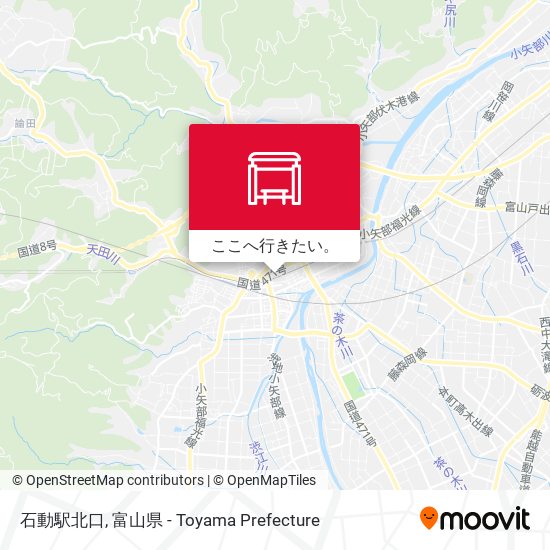 石動駅北口地図