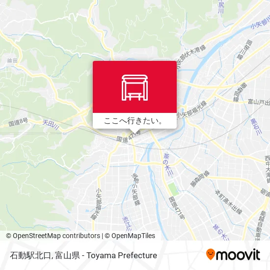 石動駅北口地図