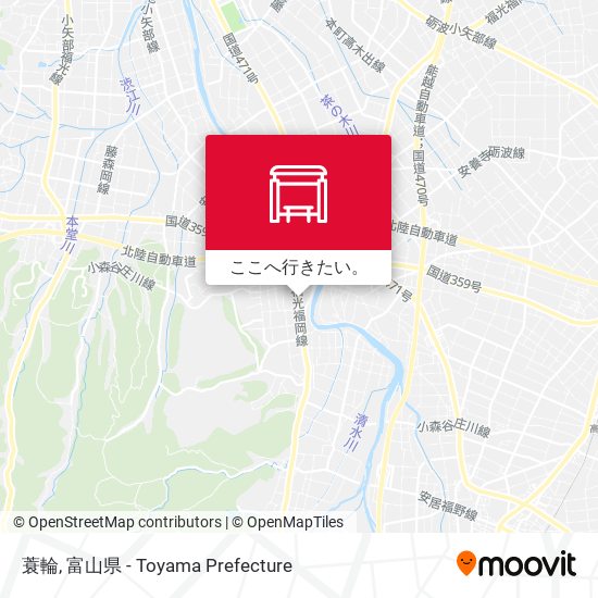 蓑輪地図