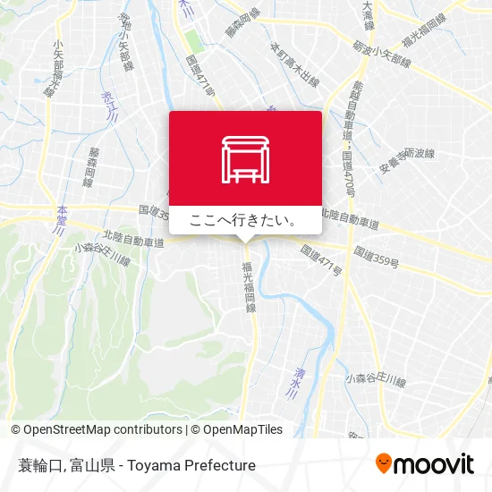 蓑輪口地図