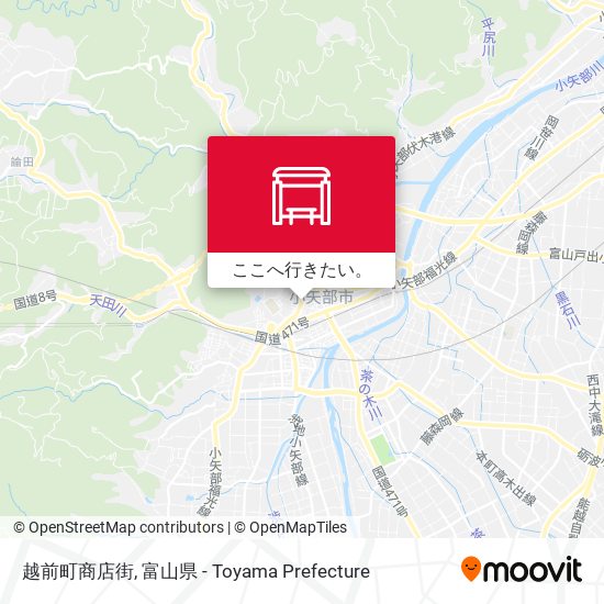 越前町商店街地図