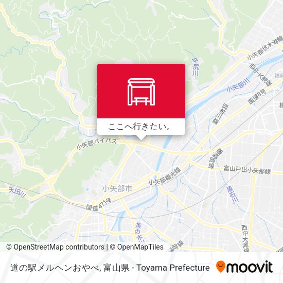 道の駅メルヘンおやべ地図