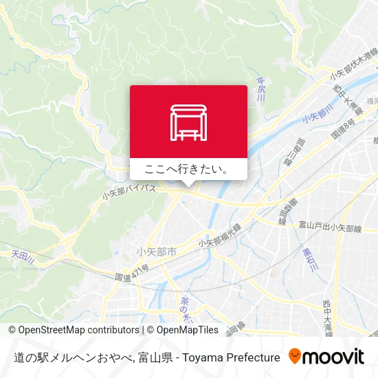 道の駅メルヘンおやべ地図
