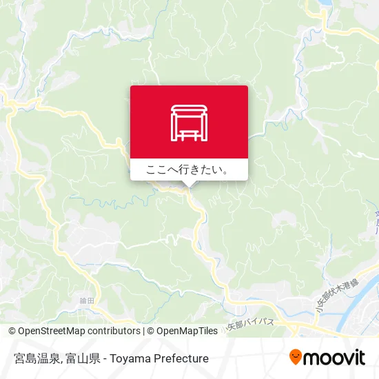 宮島温泉地図