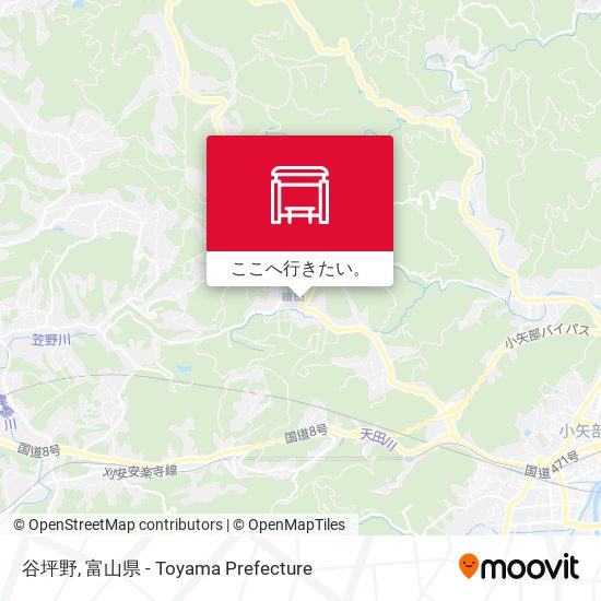 谷坪野地図