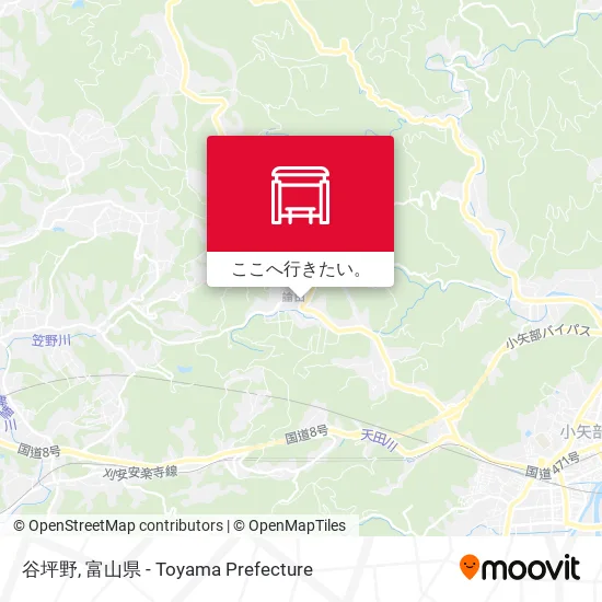 谷坪野地図