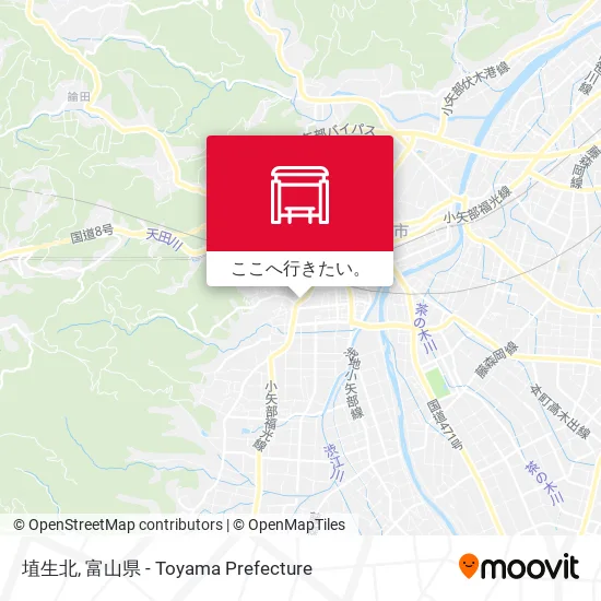 埴生北地図