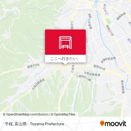 平桜地図
