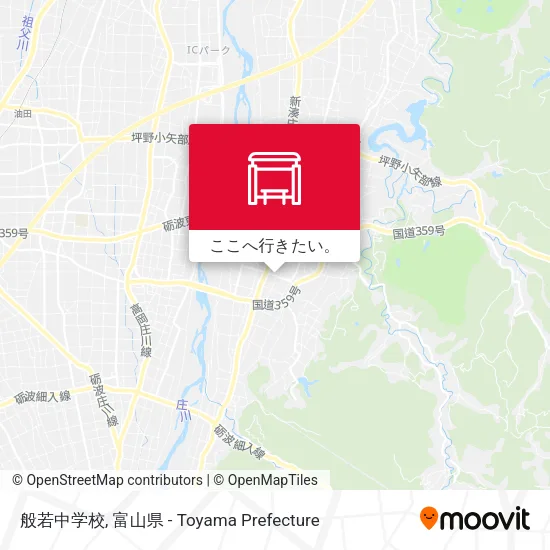 般若中学校地図
