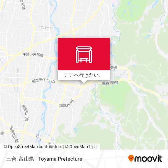 三合地図