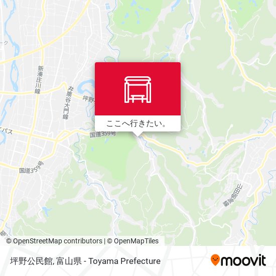 坪野公民館地図