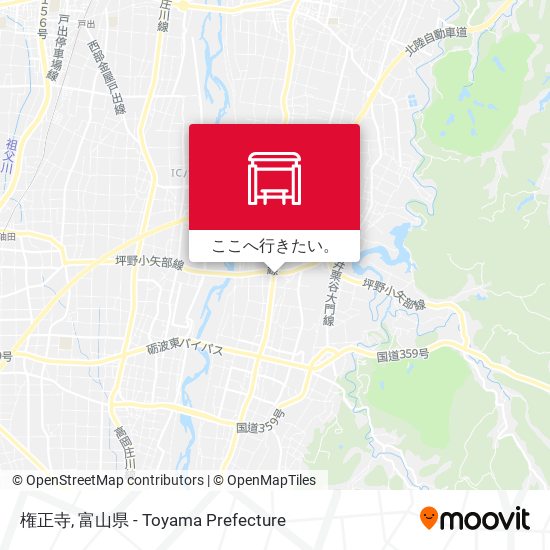権正寺地図