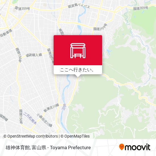 雄神体育館地図
