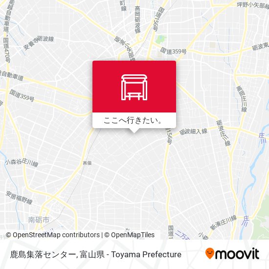 鹿島集落センター地図