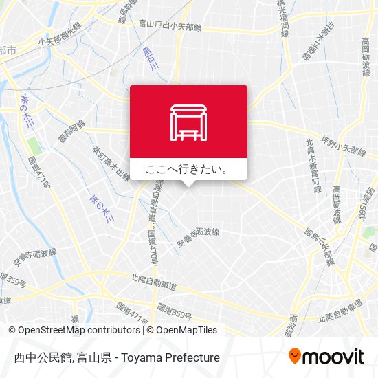 西中公民館地図