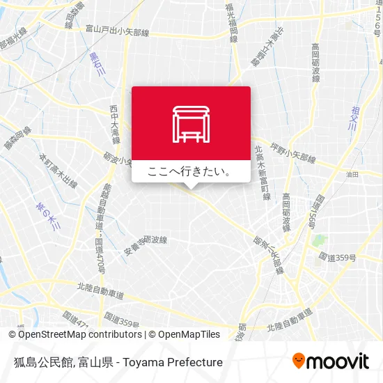 狐島公民館地図