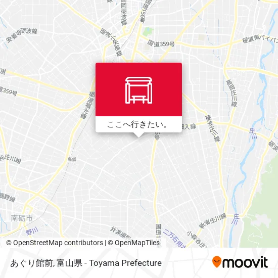 あぐり館前地図