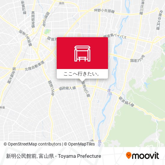 新明公民館前地図