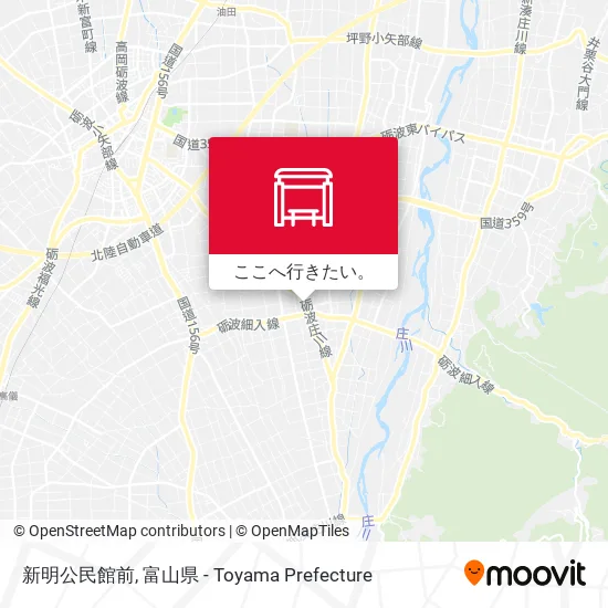 新明公民館前地図