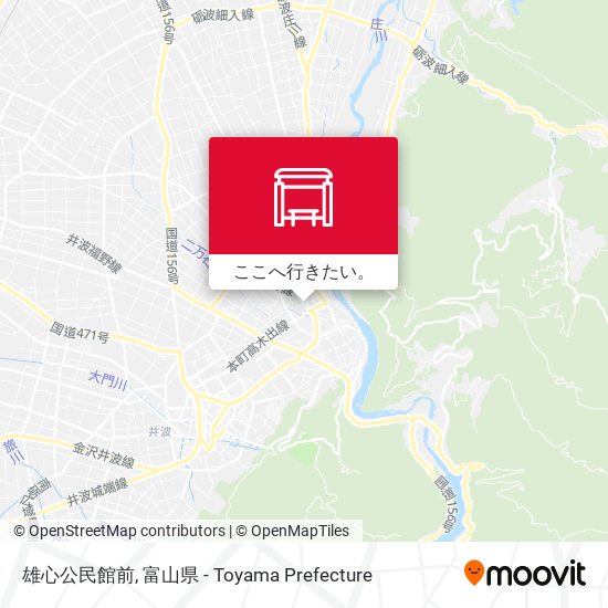 雄心公民館前地図