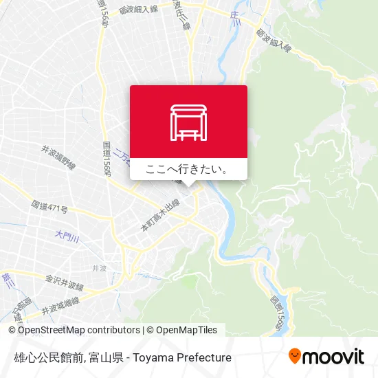 雄心公民館前地図