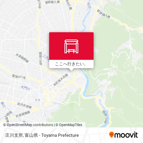 庄川支所地図