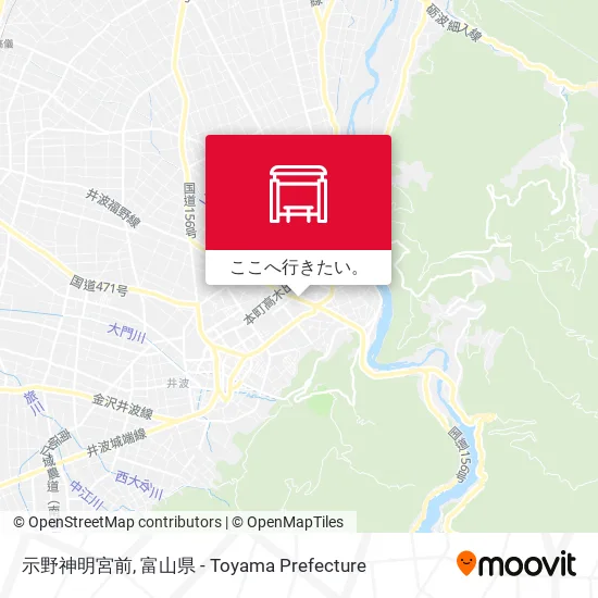 示野神明宮前地図