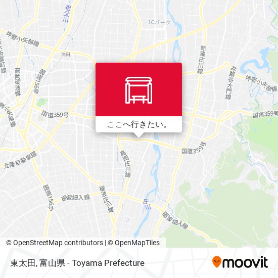 東太田地図