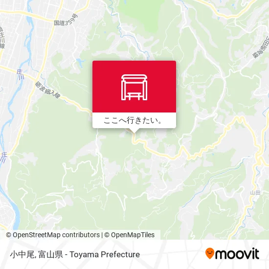 小中尾地図